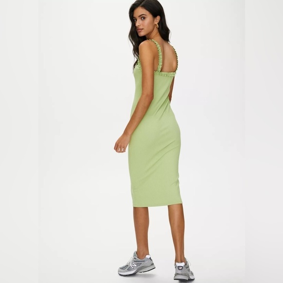 Aritzia Wilfred Free Halo Dress in Pistachio Pudding - Picture 5 of 15